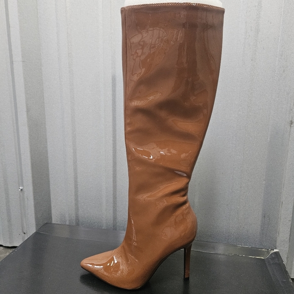 INC International Concepts Rajel Congac Pointed Stilleto Heels Brown Boots - Picture 5 of 11